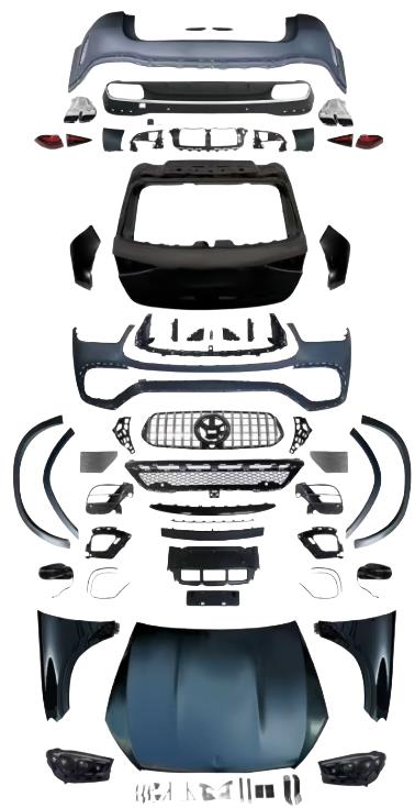 W213 (2016-2019) Upgrade W214 2024 Exclusive Body Kit Set Cutless , , , 