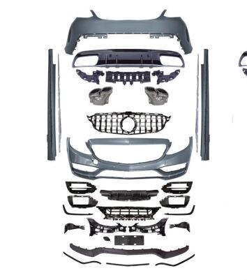 Mercedes C Class W205 LCI  (2019+) AMG Style   Front Bumper Assy , , , 