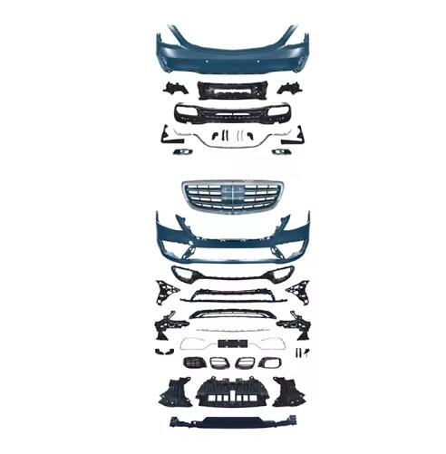 Mercedes S Class W222 LCI (2017-2020) Upgrade S450 AMG Body Kit , , , 