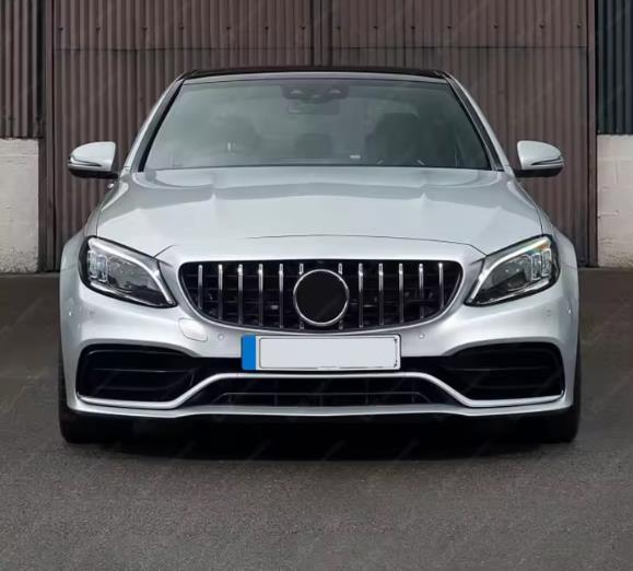 Mercedes C Class W205 LCI  (2019+) AMG Style   Front Bumper Assy , , , 