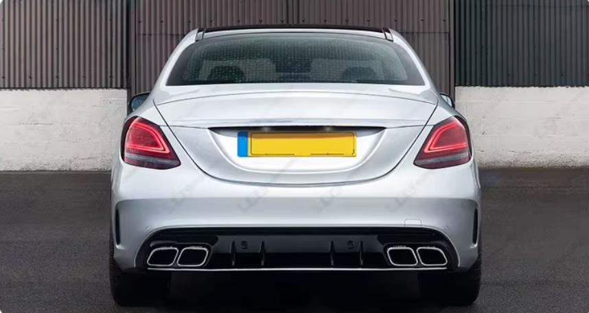 Mercedes C Class W205 LCI  (2019+) AMG Style   Front Bumper Assy , , , 